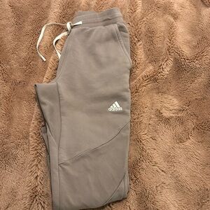 brown adidas joggers
